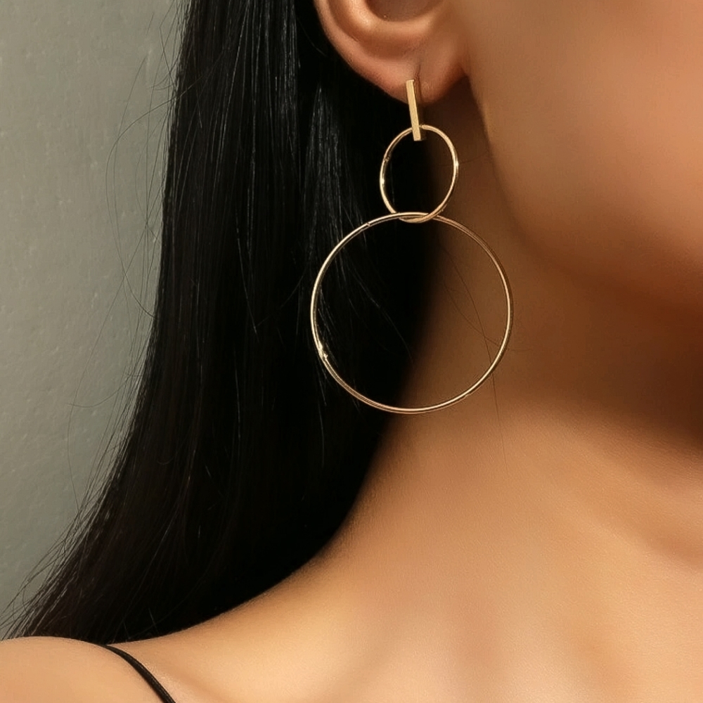 Ring Drop Earrings